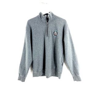 Big Cotton Final Four Houston 2023‎ Gray 1/4 Zip Sweater Small Cotton Polyester
